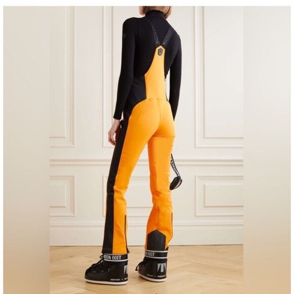 GIA Agile 360 fitted ski pants with suspenders color-block Sunset Women’s L NEW - Picture 4 of 16